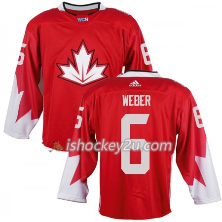 Canada Trøje Shea Weber 6 2016 World Cup Rød